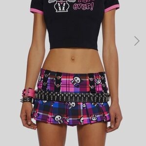 ♡♡Dolls Kill ♡♡*Brand-New* x*SKELANIMALS* skirt